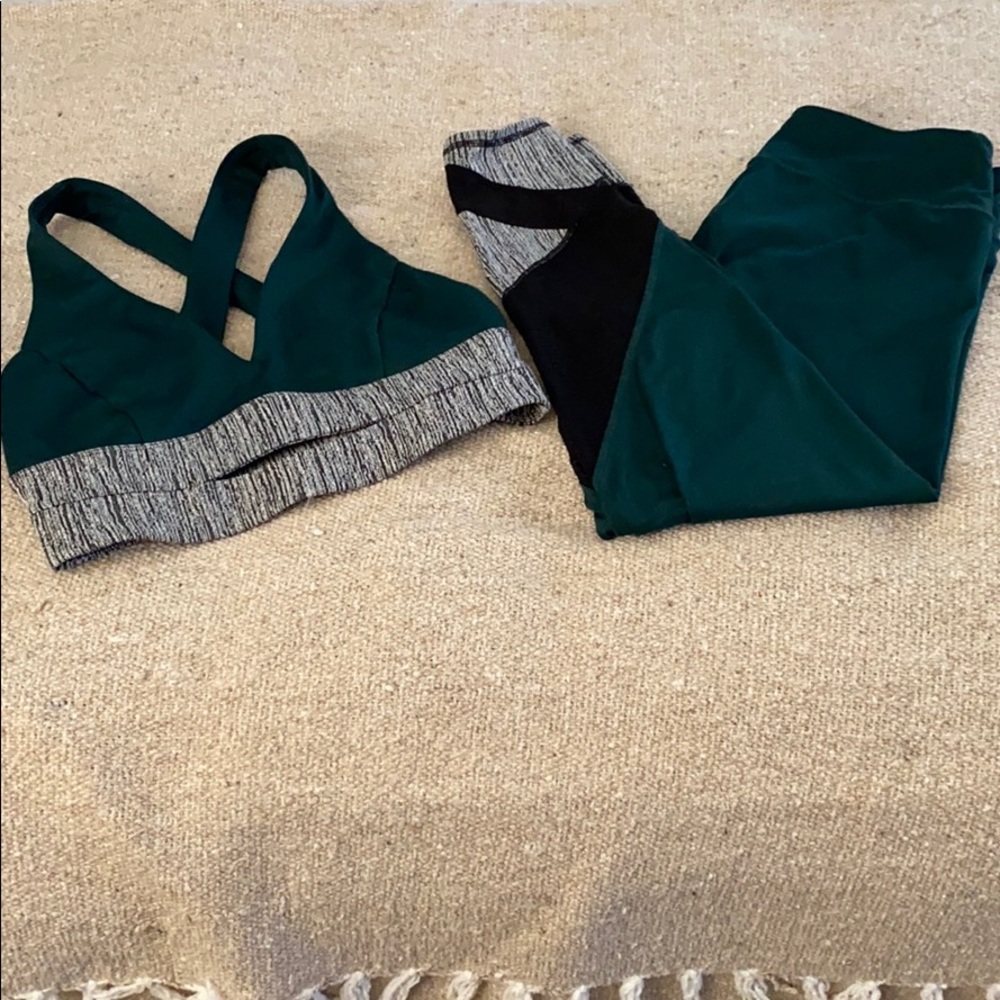 Manduka Yoga Legging and Bra Set